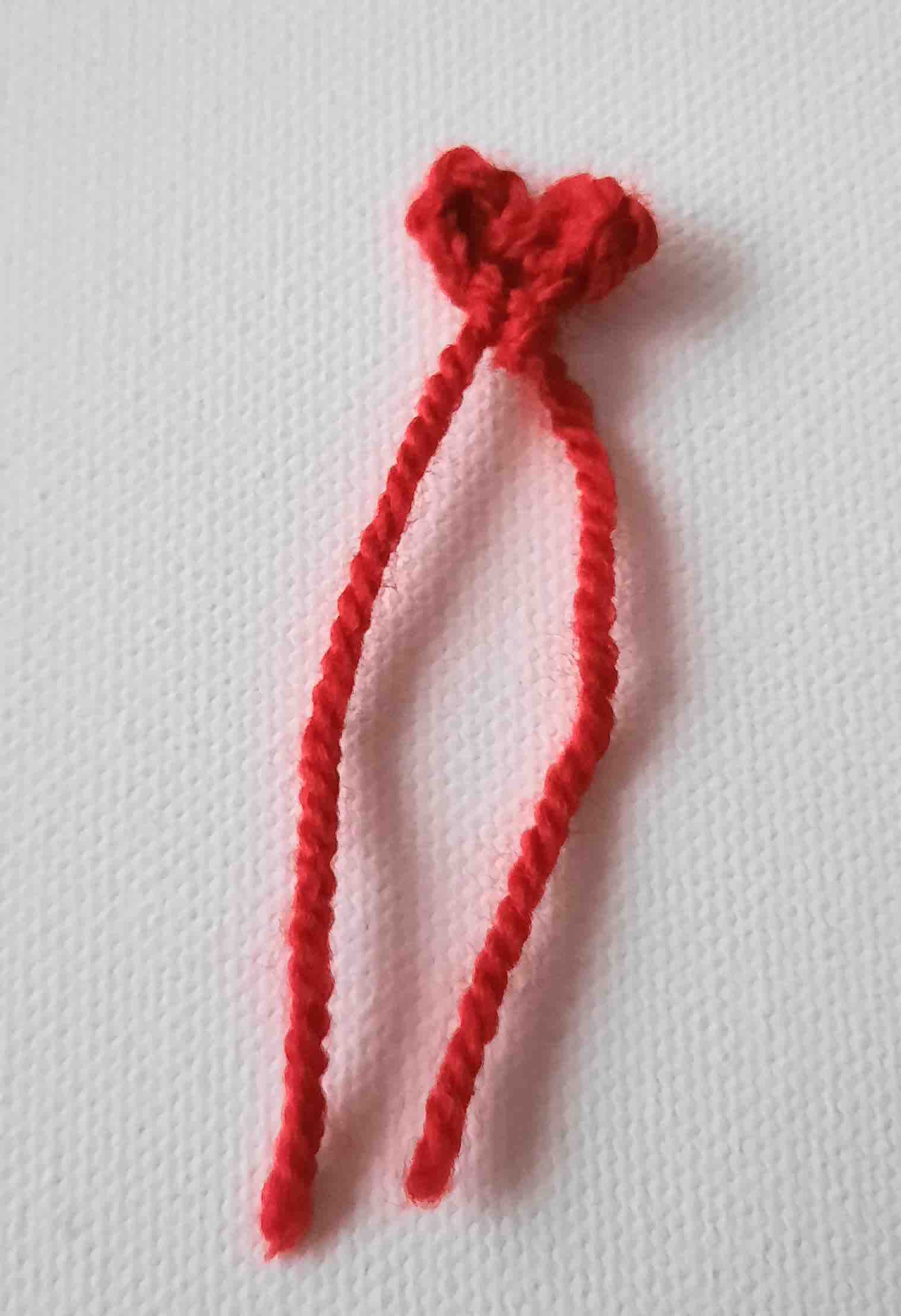 mini heart crochet pattern