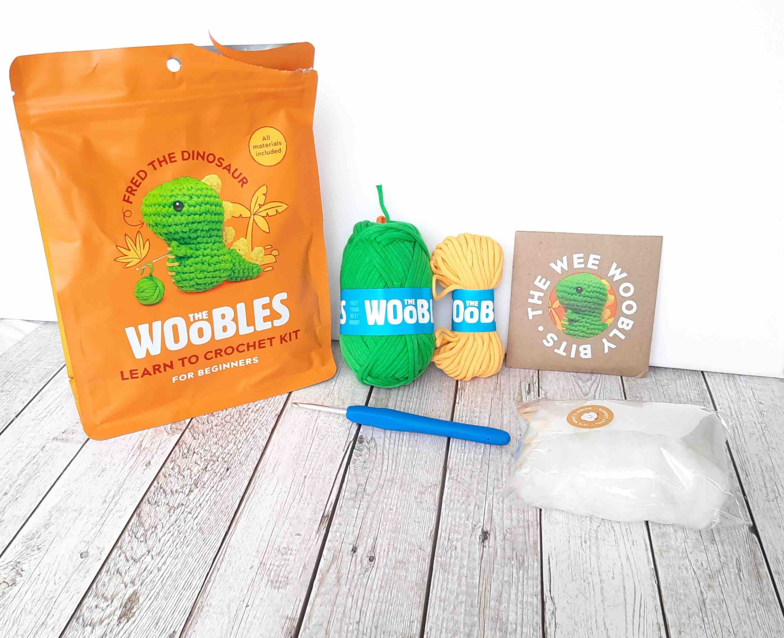 Woobles Crochet Kit For Beginners Succulents And Ladybug DIY Woobles  Crochet Kit Beginner Crochet Kit With