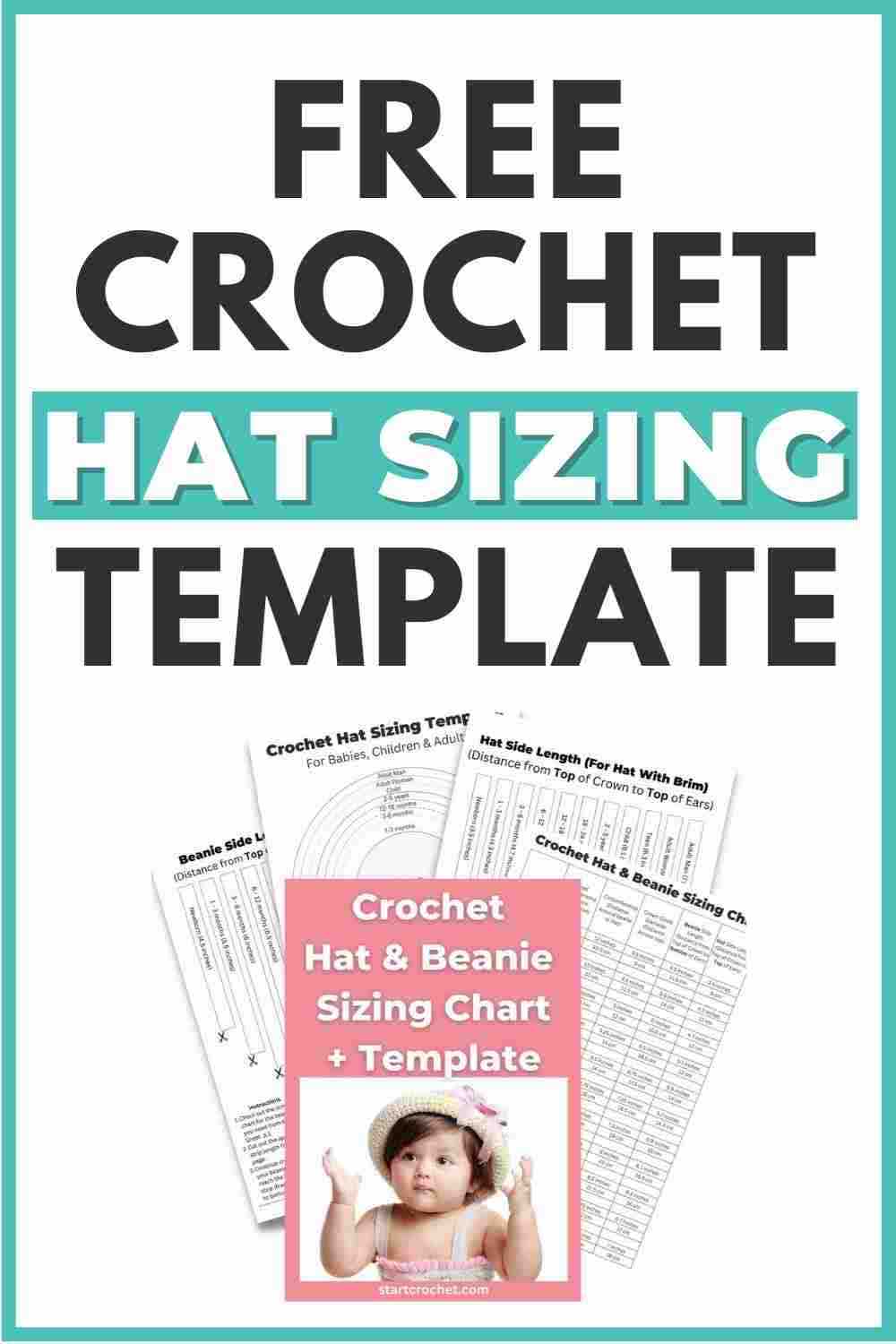 free-crochet-hat-size-template