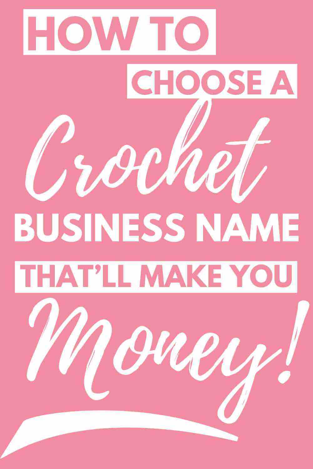 Crochet Business Name - Crochet Business Name Ideas