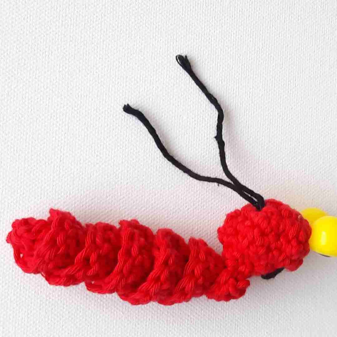 finger puppet googly eye worry worm crochet pattern
