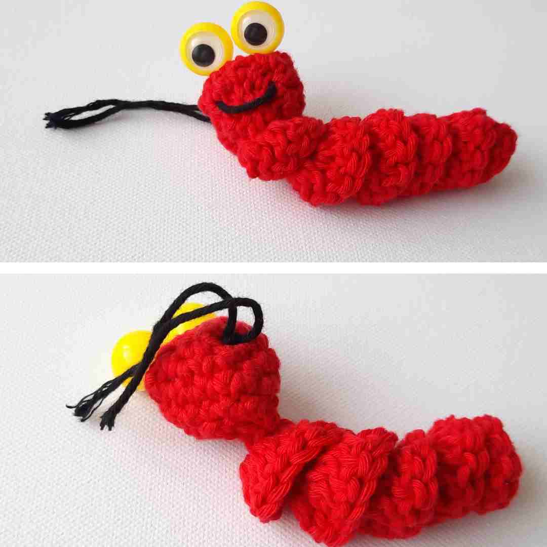 finger puppet eyes worry worm