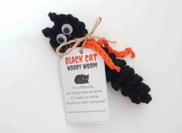 Black Cat Crochet Pattern Poem Tags 12