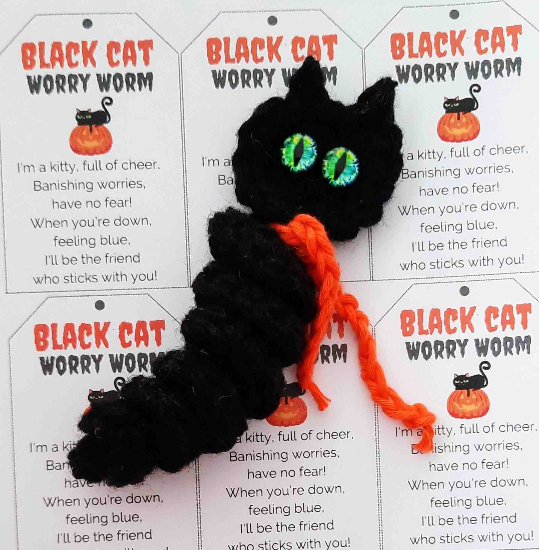 Black Cat crochet pattern easy