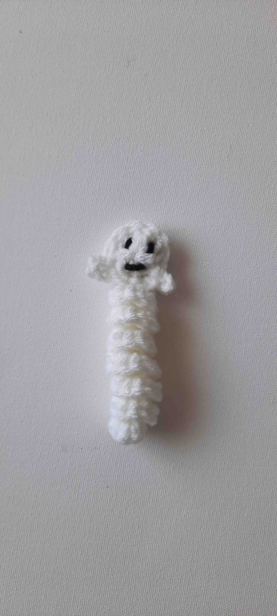 ghost crochet ornament