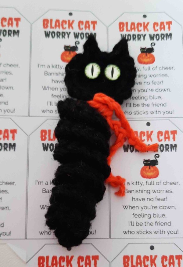 small black cat crochet pattern halloween