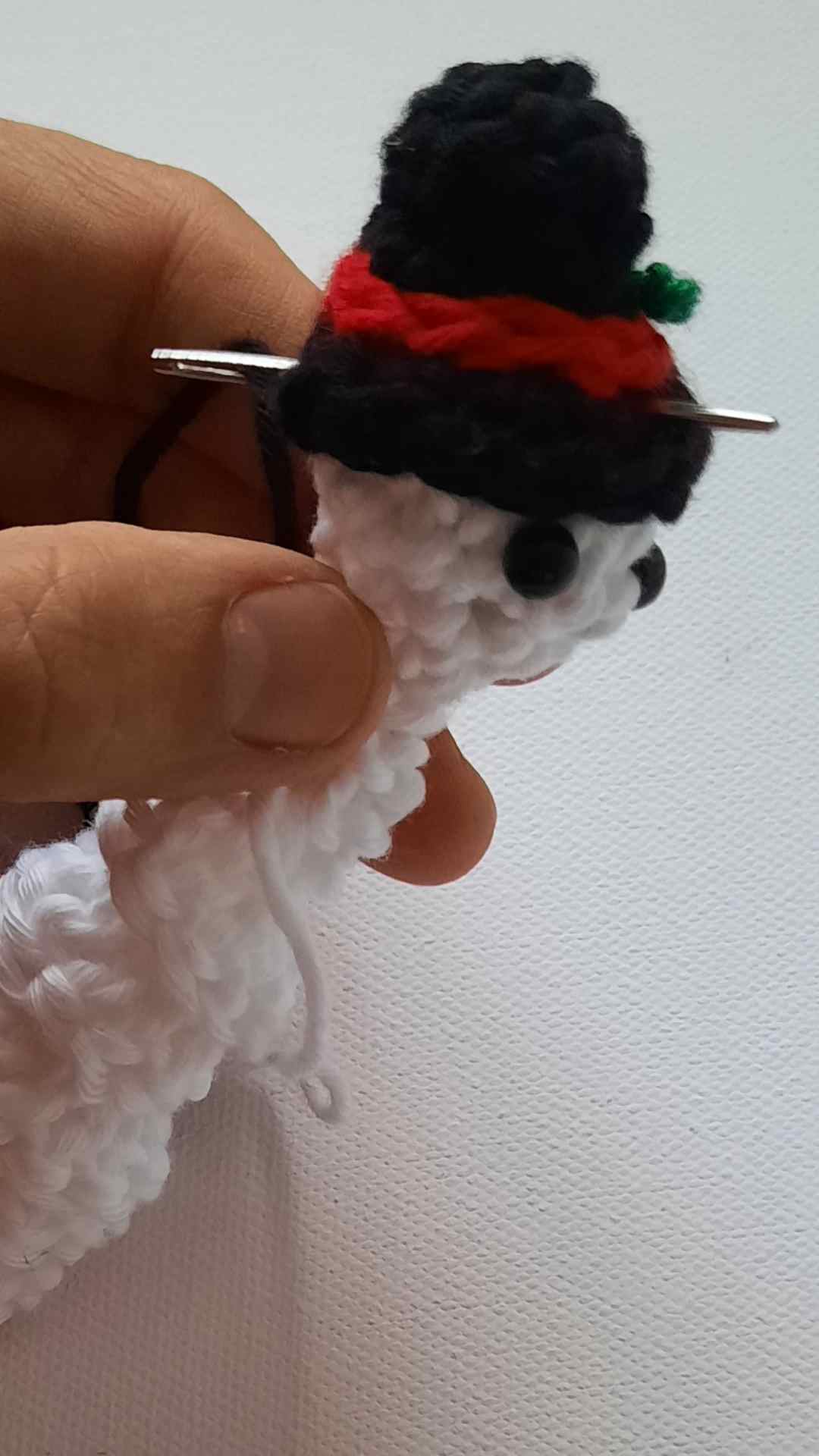 Crochet Snowman With Hat