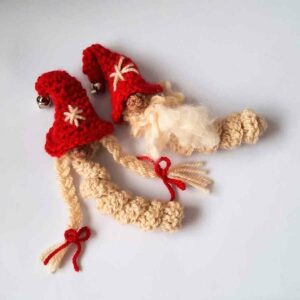 Gnome Worry worm crochet pattern