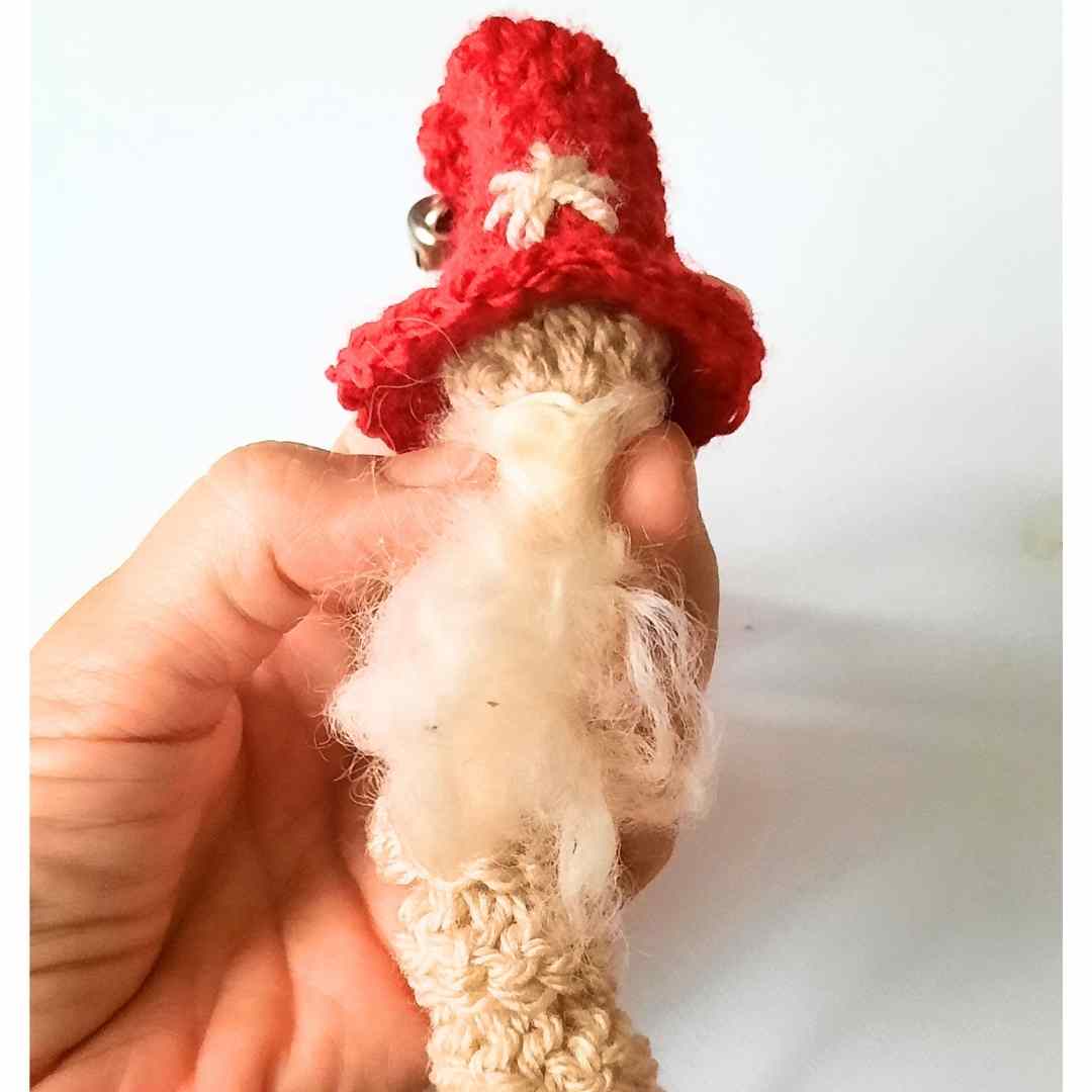 Crochet Gnome Keychain Pattern Free