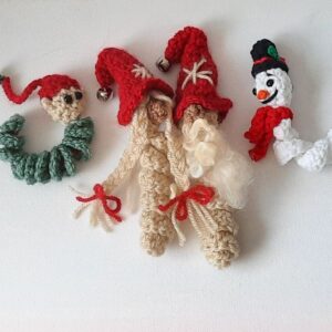 Crochet Christmas Worry Worms