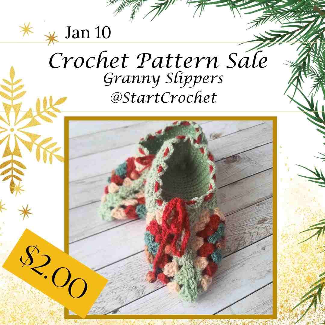 Crochet Slippers easy pattern