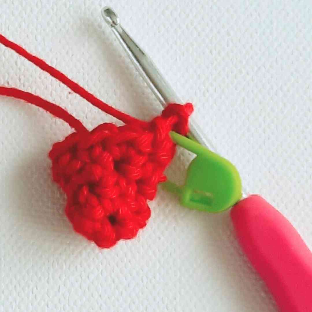 Santa lip balm holder stocking stuffer crochet pattern
