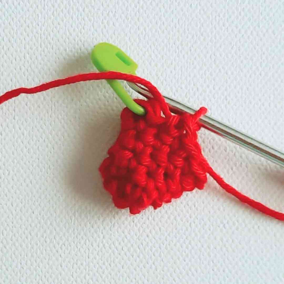 Santa lip balm holder stocking filler crochet pattern