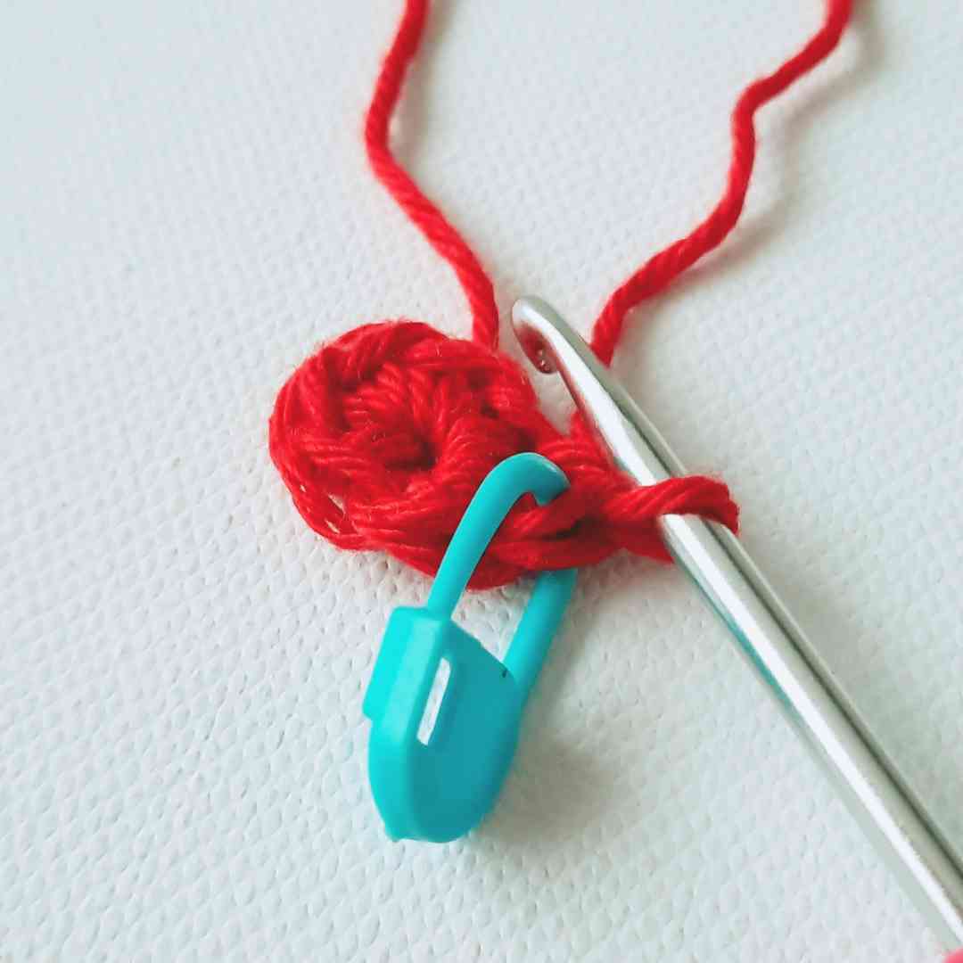 Crochet Santa lip balm holder