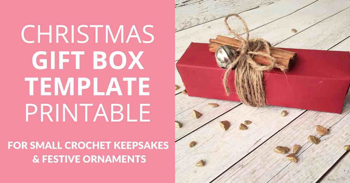 Christmas Gift Box Template printable