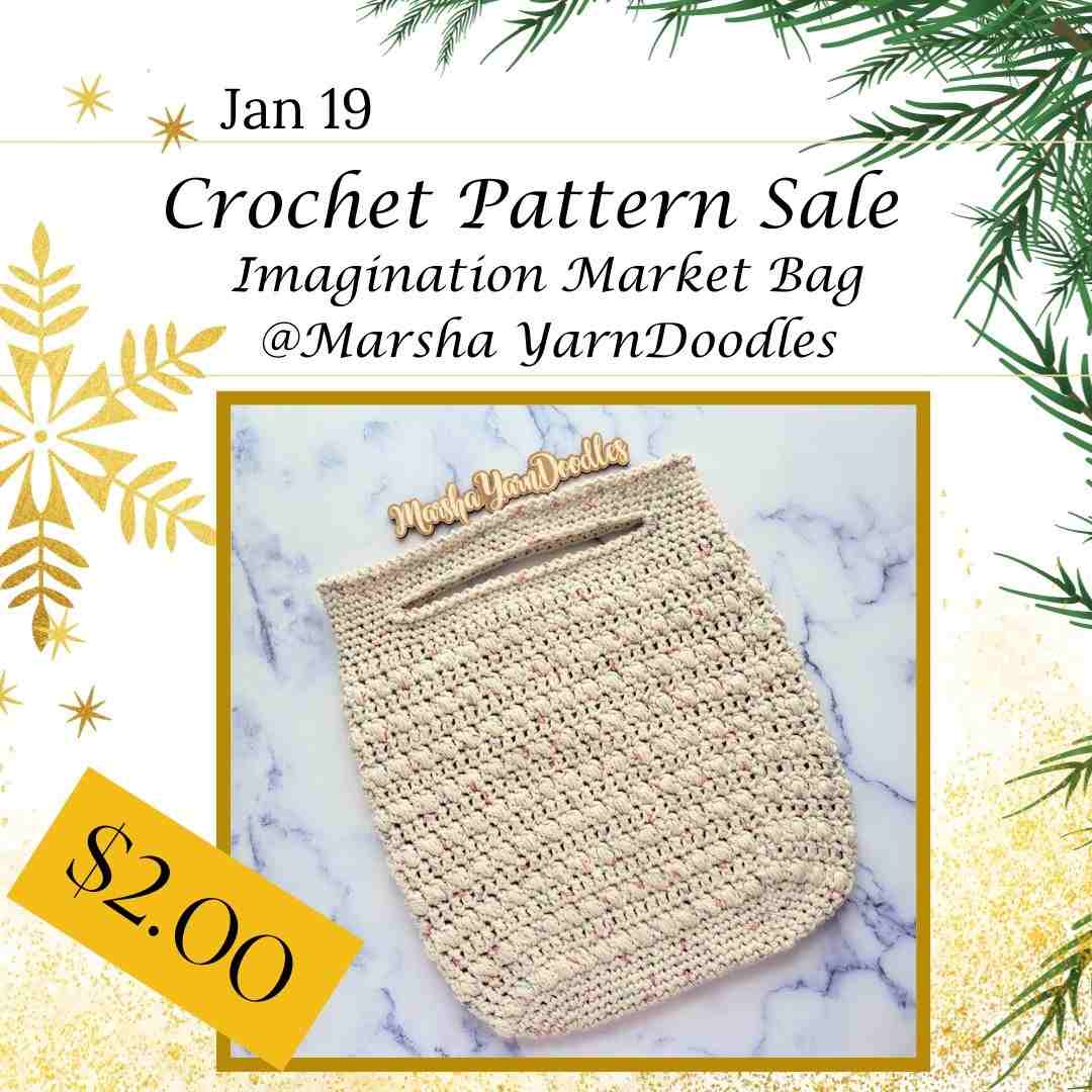 Imagination Market Bag crochet pattern