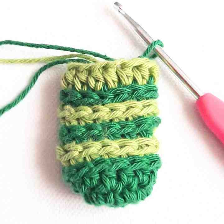 free crochet caterpillar pattern