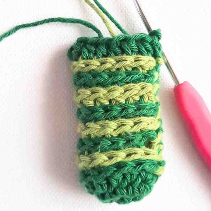 free crochet caterpillar