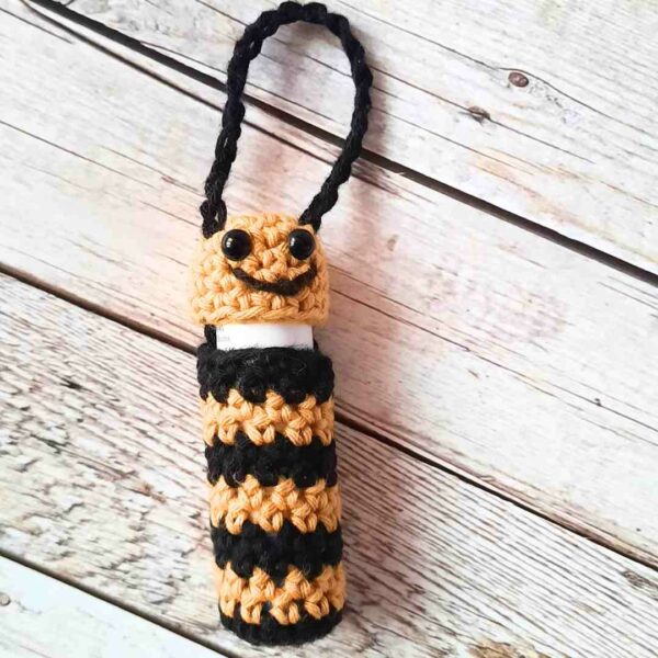 crochet lip balm holder free pattern