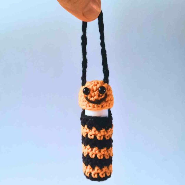 Bee Chapstick Holder Crochet Pattern PDF Start Crochet
