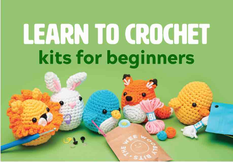 The Woobles Learn To Crochet Kits For Beginners