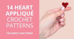 heart appliqué crochet patterns free