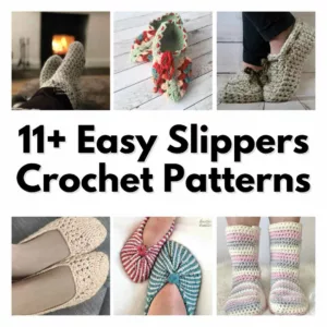 Easy Slippers Crochet Patterns Free