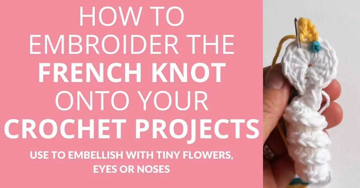 French Knot Tutorial Pin