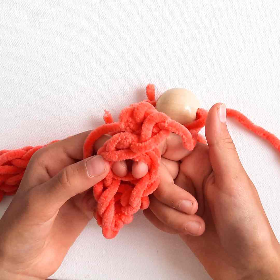  kids finger worry worm