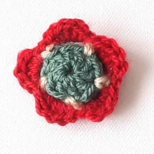 Flower Applique crochet pattern