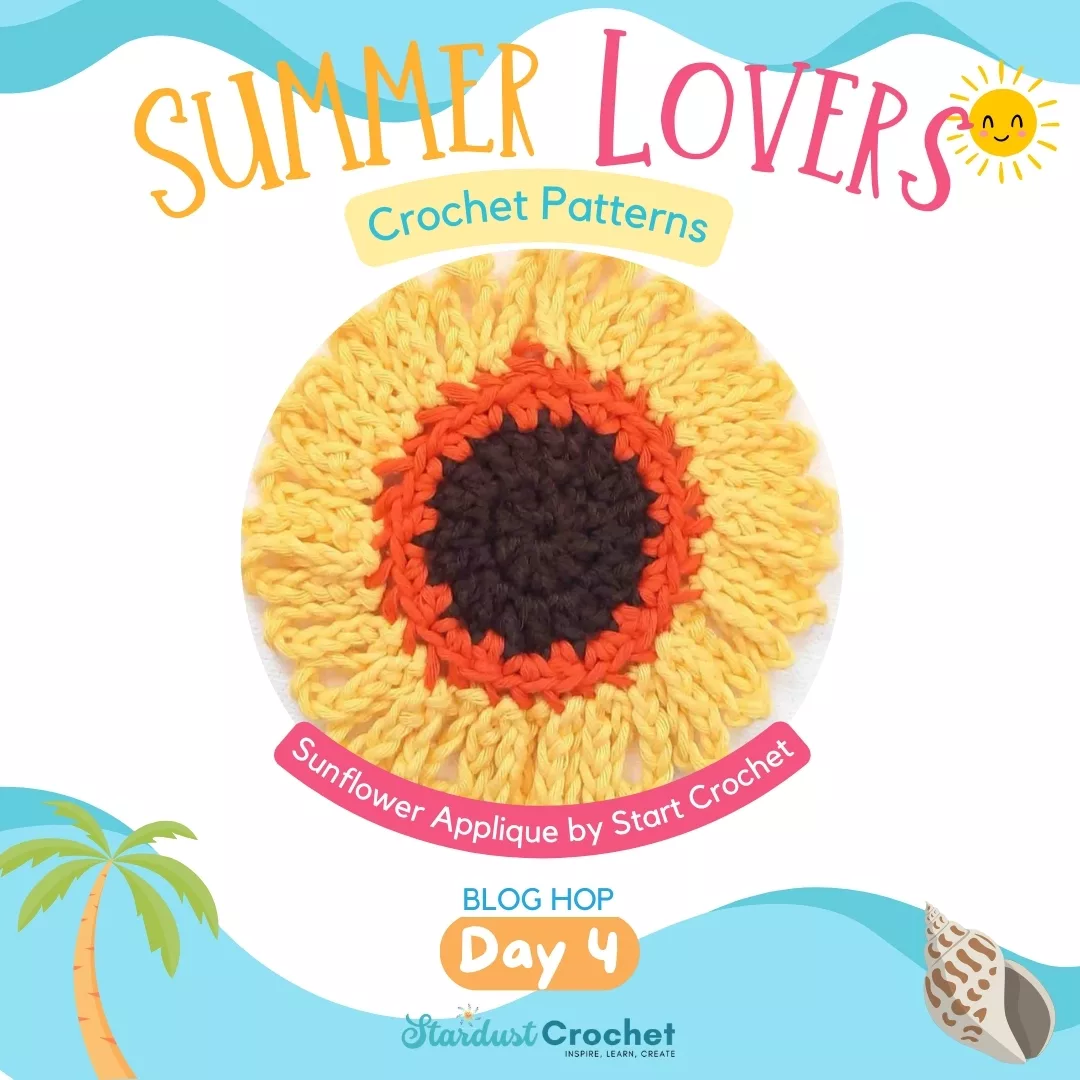 sunflower applique crochet pattern sunflower applique crochet pattern