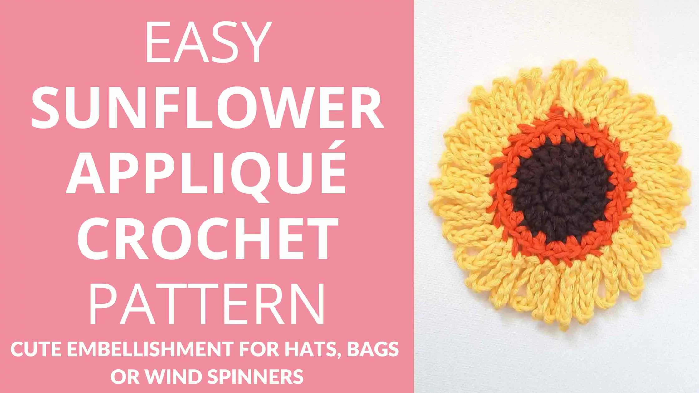 Sunflower crochet pattern Sunflower crochet pattern