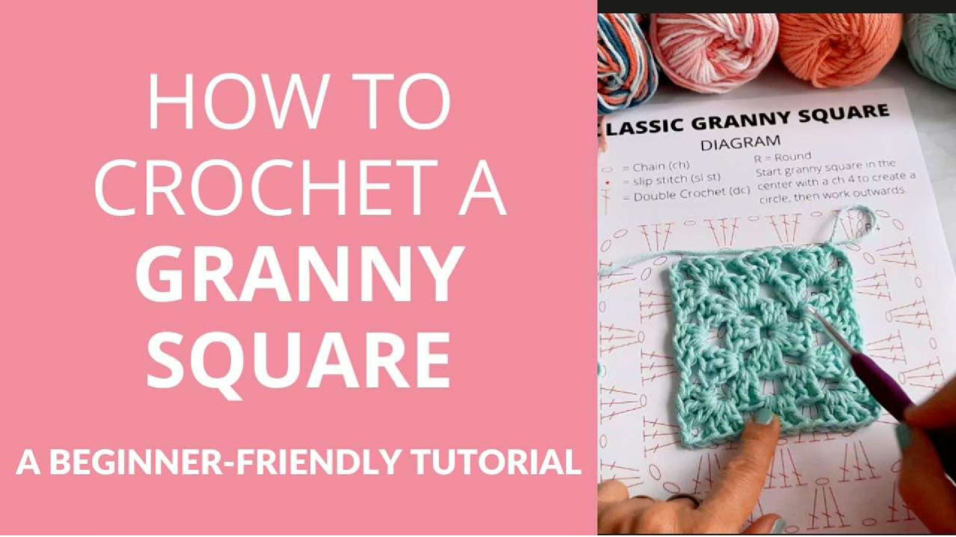 How To Crochet Granny Squares For Beginners