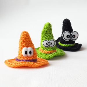 Mini Witch Hat Crochet Pattern