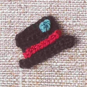 Snowman Hat Appliqué Crochet Pattern