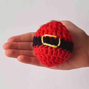 Santa Bauble Crochet Pattern