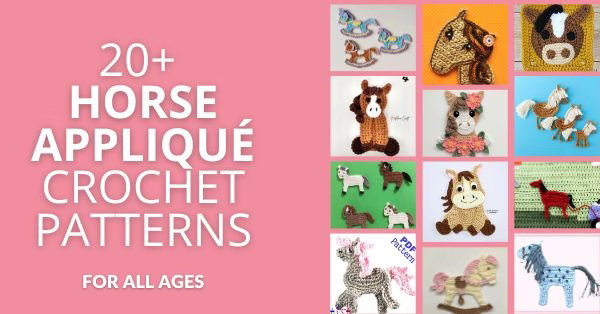 Horse Appliqué Crochet Patterns