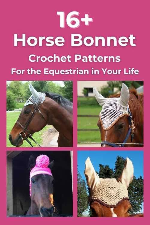 Horse Bonnet Crochet Patterns