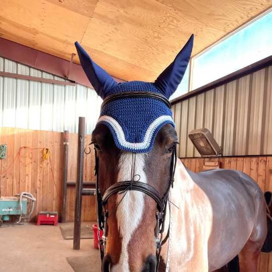 Horse Bonnet Pattern - DIY Ear Bonnet Pattern Instructions by RabbitHouseCrochet