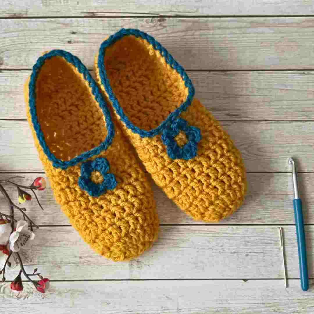 Slipper Socks Crochet Pattern
