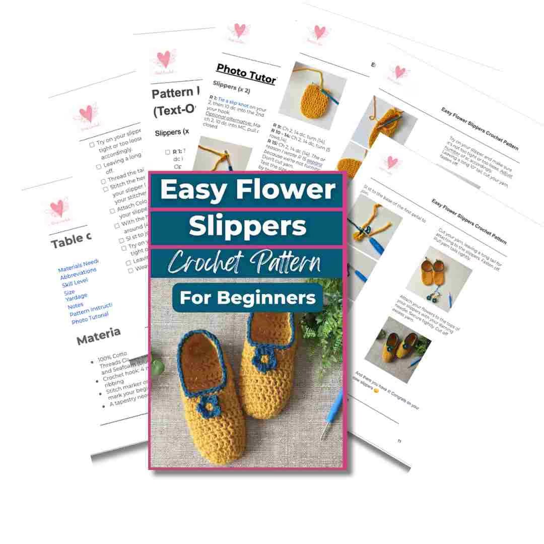 crochet slippers pattern free easy one piece pdf crochet slippers pattern free easy one piece pdf