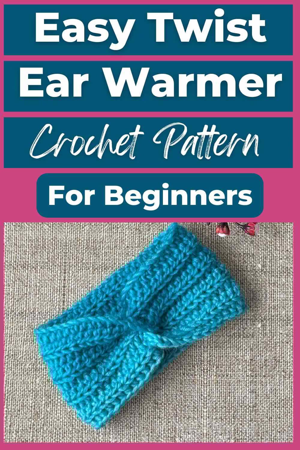 crochet twisted ear warmer pattern free