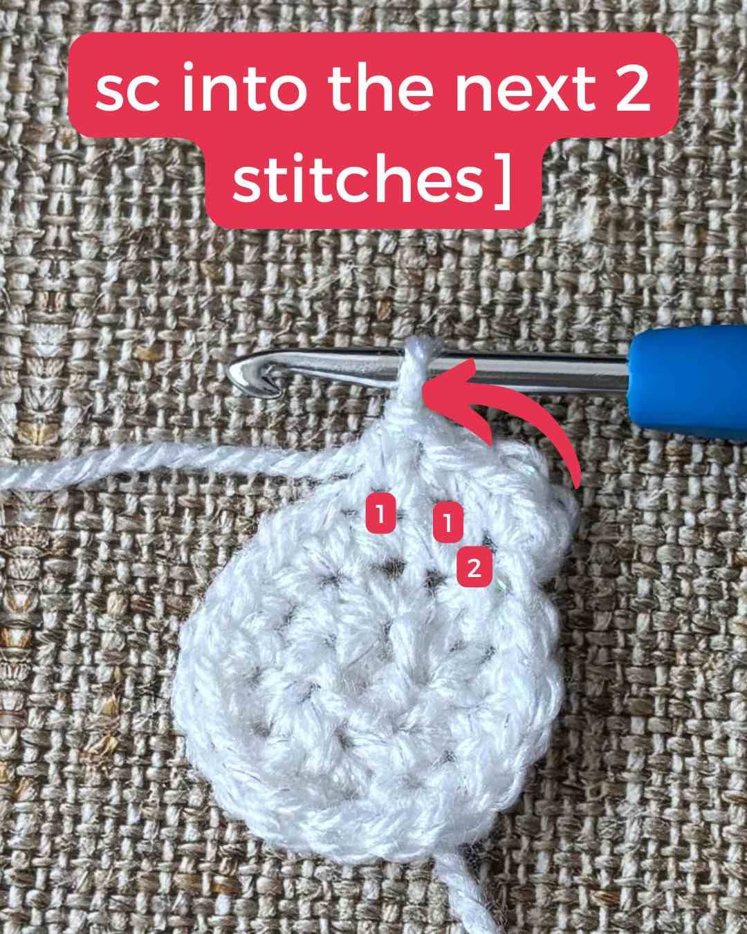 How to crochet a flat circle single crochet joining rounds How to crochet a flat circle single crochet joining rounds