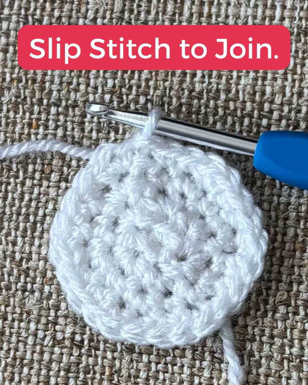 How to crochet a flat circle single crochet joining rounds How to crochet a flat circle single crochet joining rounds