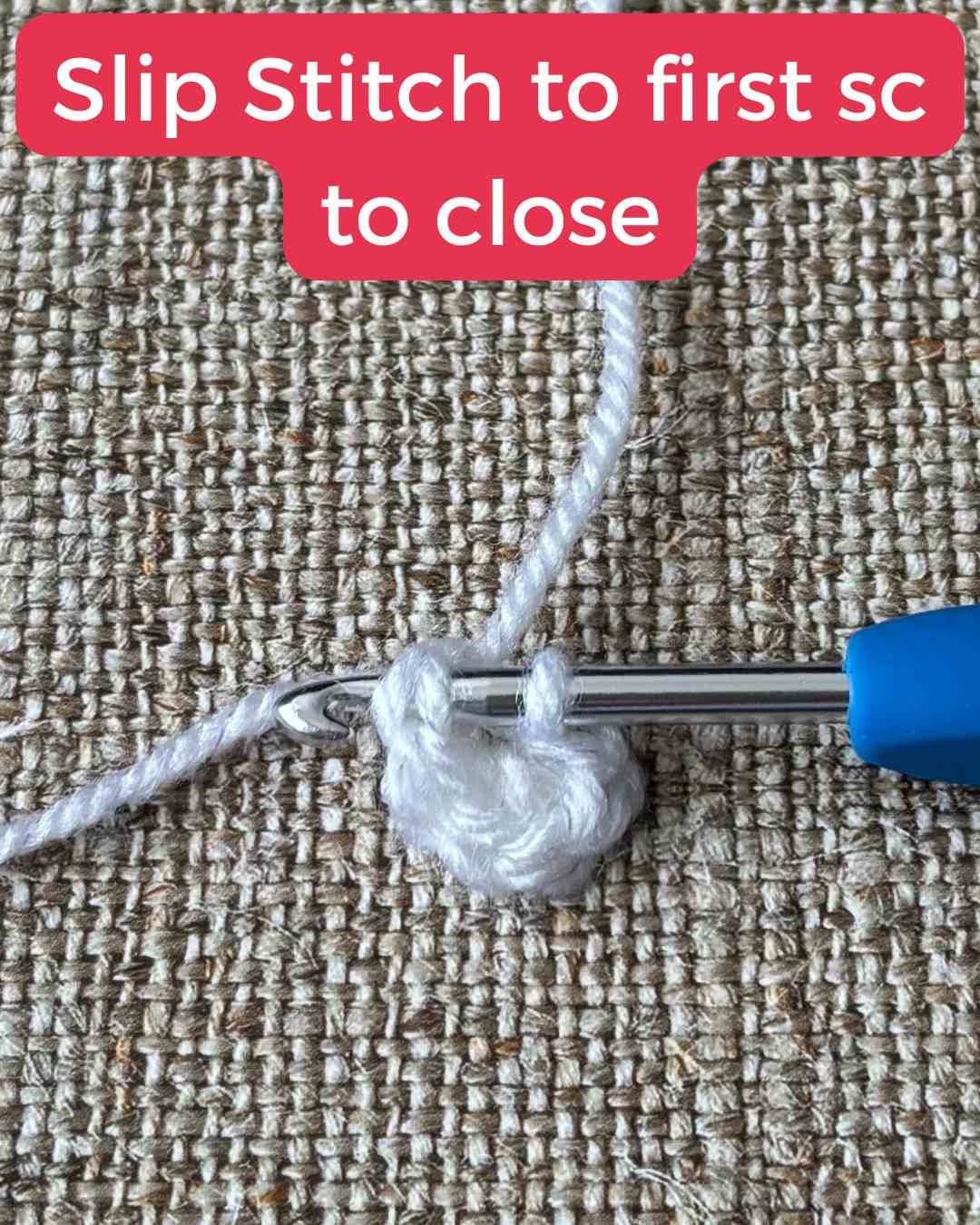 How to crochet a flat circle single crochet joining rounds How to crochet a flat circle single crochet joining rounds