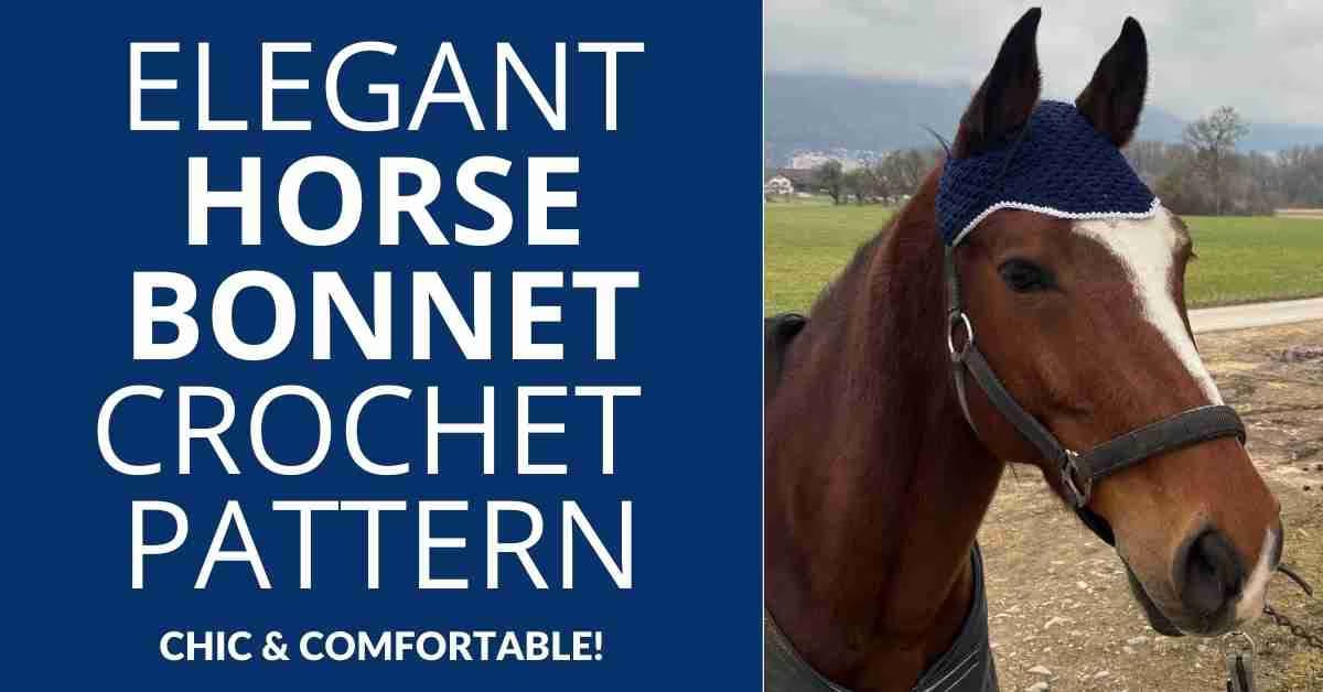 Elegant Crochet Horse Bonnet Pattern