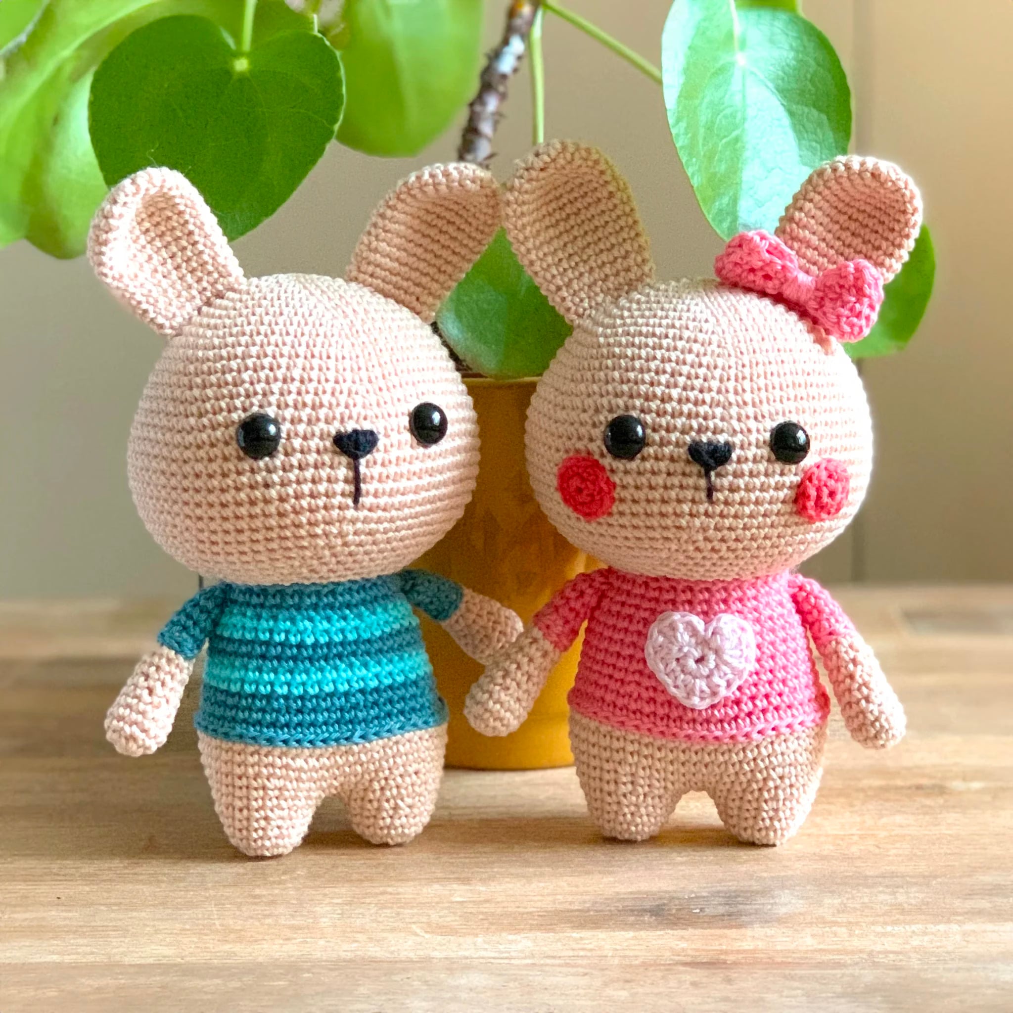bunny-rabbit-crochet-pattern-DIY Fluffies