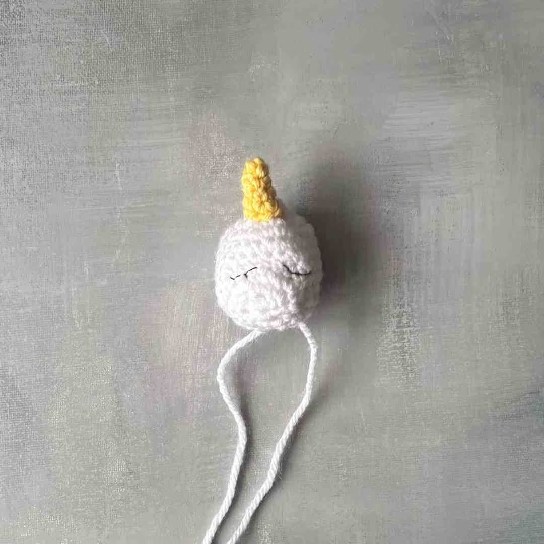 Unicorn Lovey Head and horn