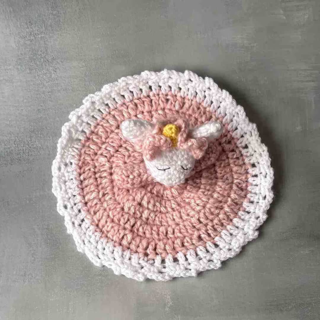 Unicorn Lovey - assembled