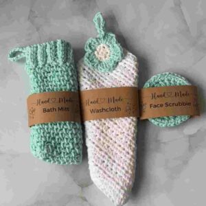 Crochet Bath Set
